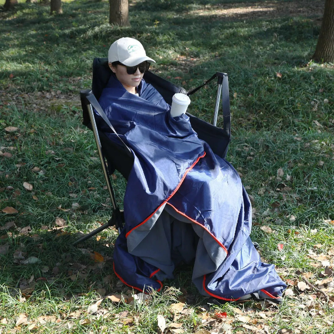 Waterproof Warm Stadium Blanket 79"x79" for Camping & Events - Redcamp