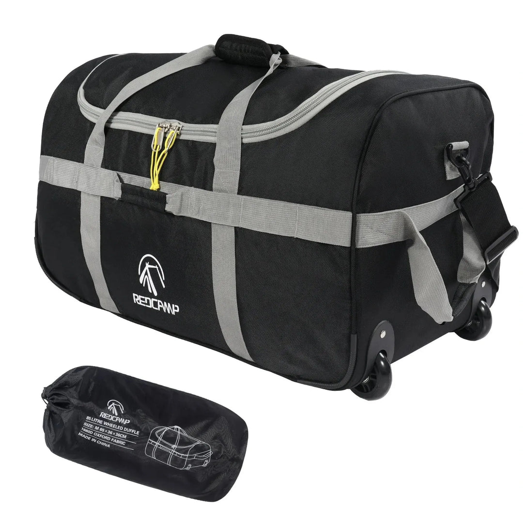 Foldable Duffle Bag with Wheels for Travel 85/120L - Redcamp