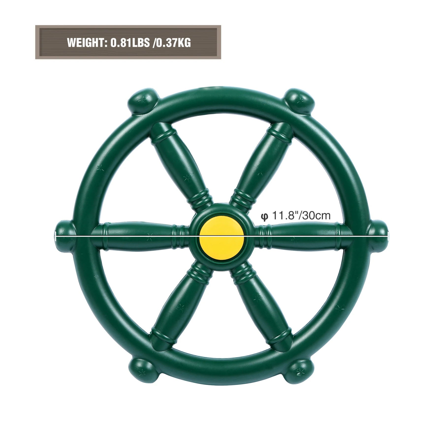 REDCAMP 11.8" Pirate Ship Wheel