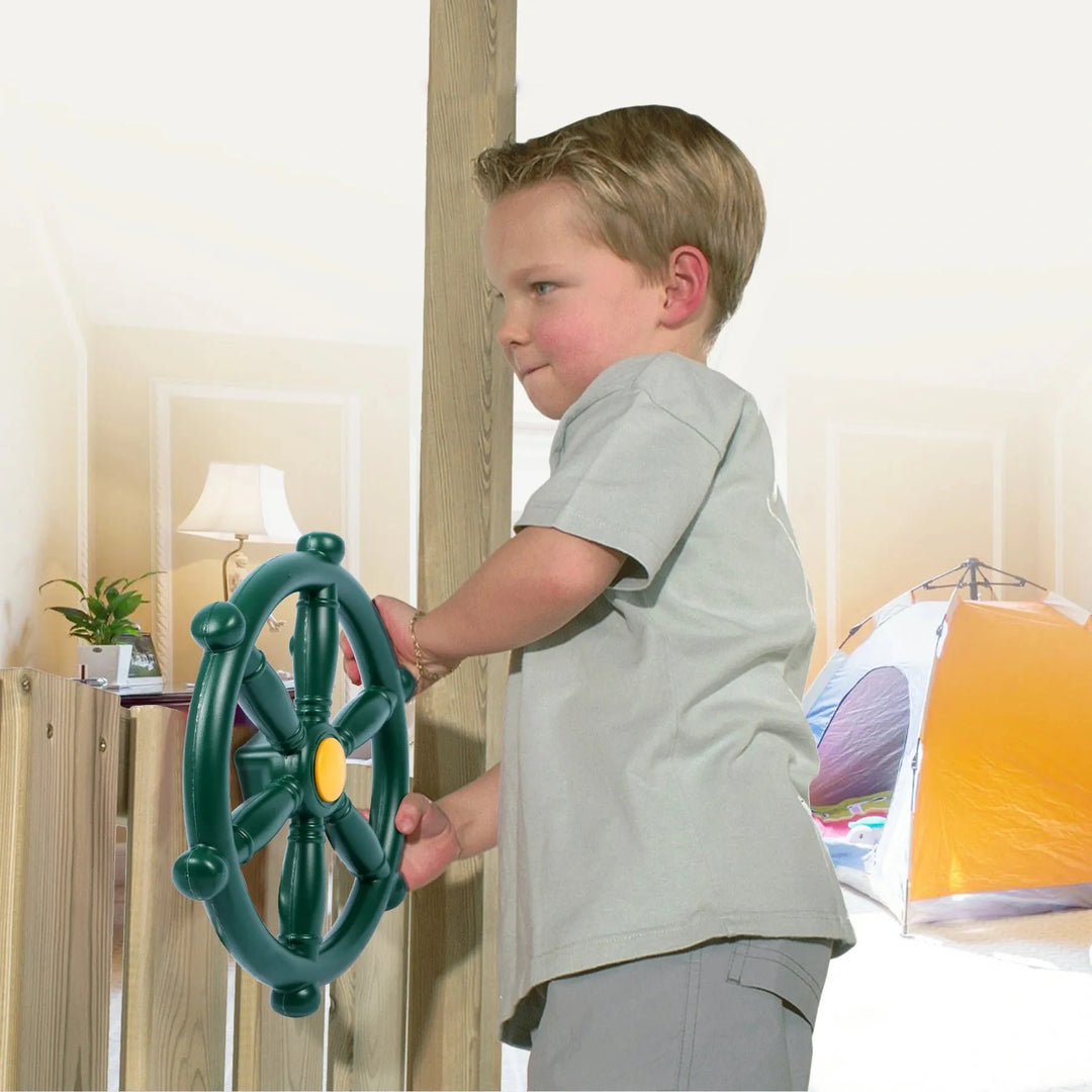 REDCAMP 11.8" Pirate Ship Wheel - Redcamp