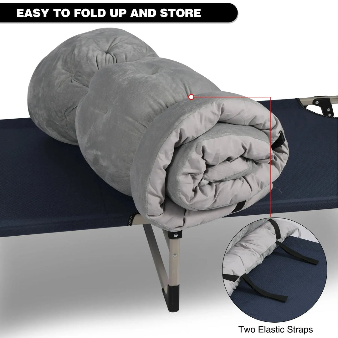 Portable Folding Sleeping Cot Mattress Pads for Camping - Redcamp