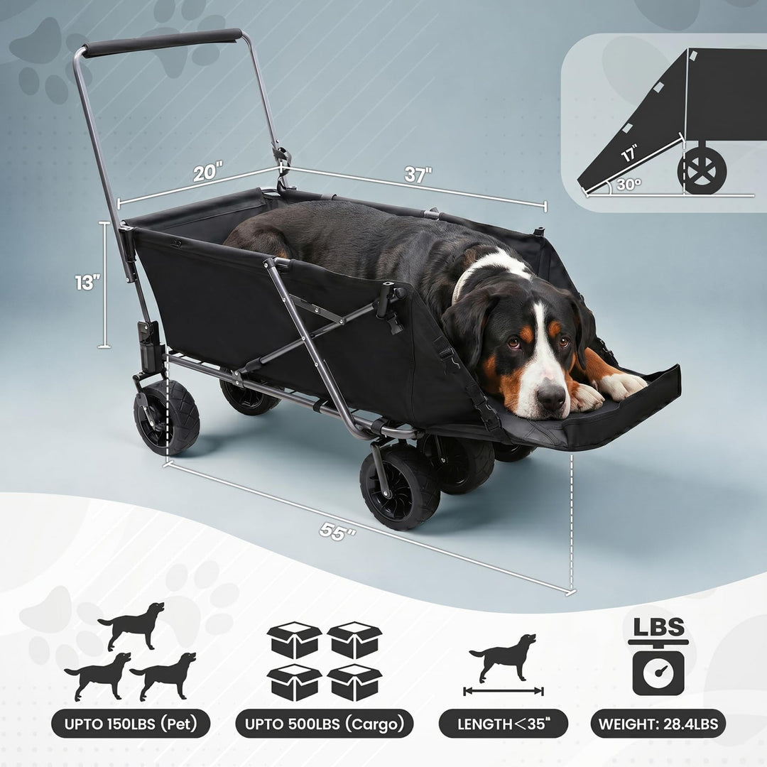REDCAMP large pet wagon wagon dimensions and weight diagram