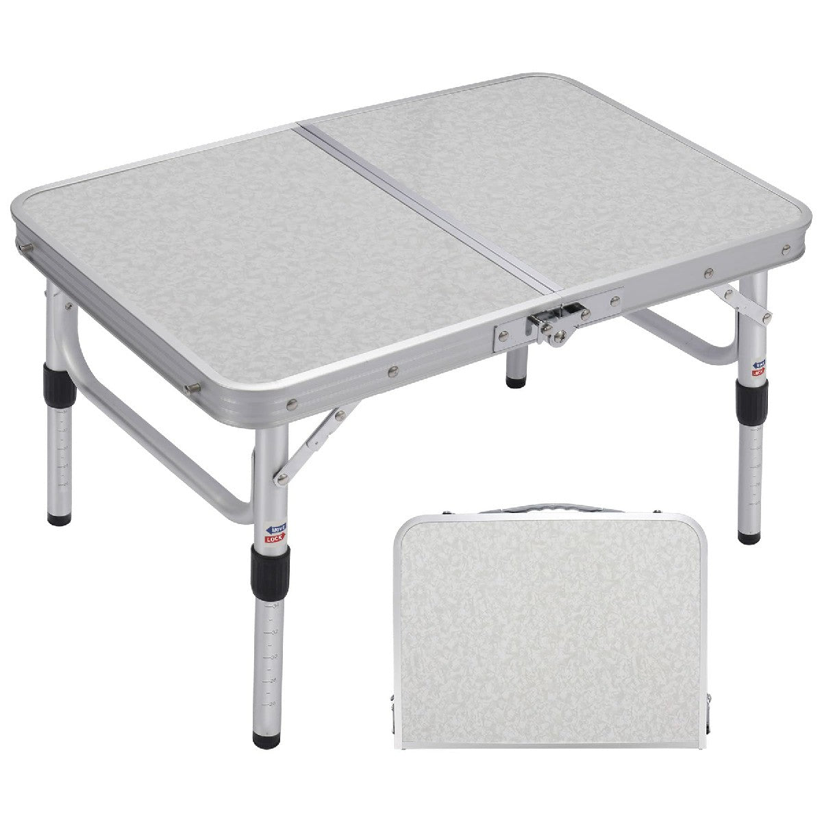 REDCAMP Foldable Laptop Table for Bed Adjustable Height