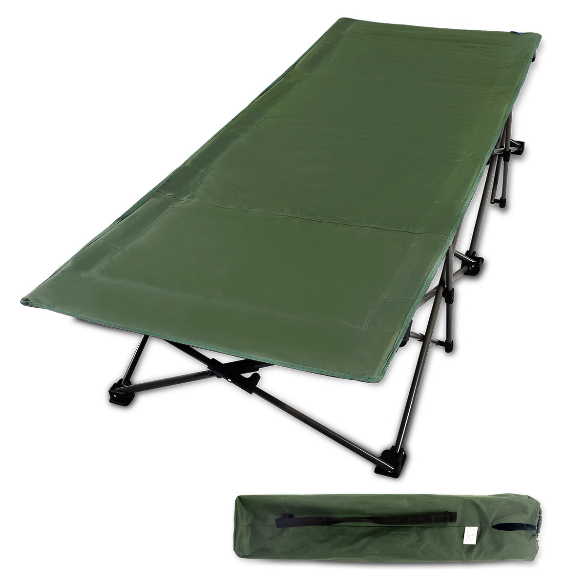 Extra Wide Folding Camping Cot for Adults