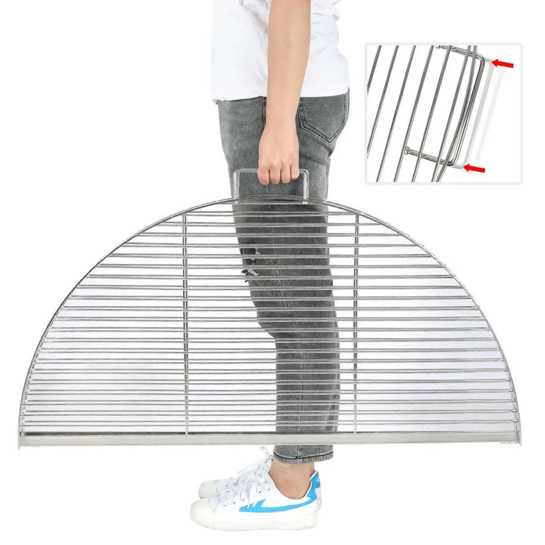 Foldable Fire Pit Grill Cooking Grate with Handle - Redcamp