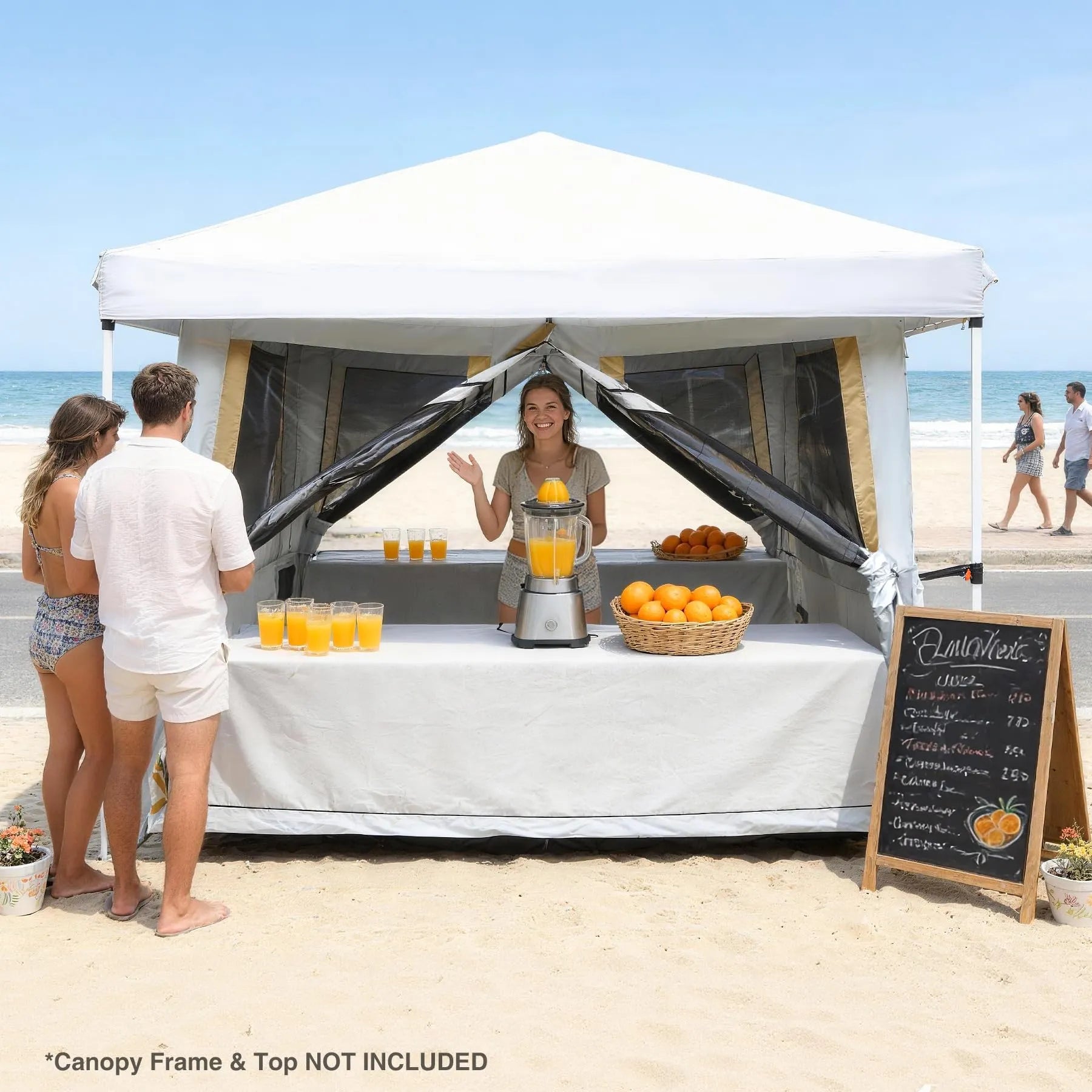 10ft Pop-Up Canopy Inner Screen Tent