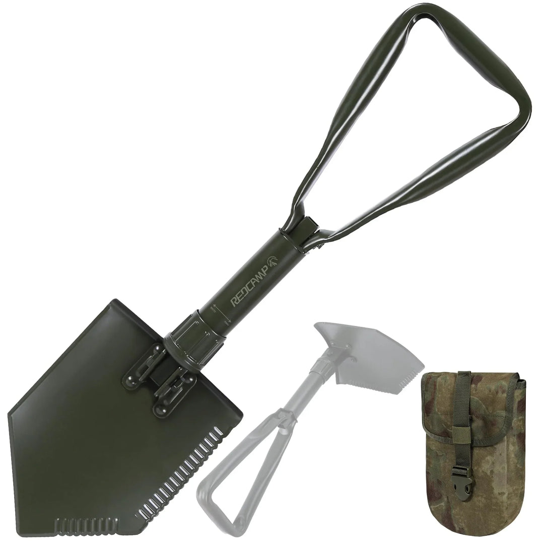 Pala plegable militar para acampar 
