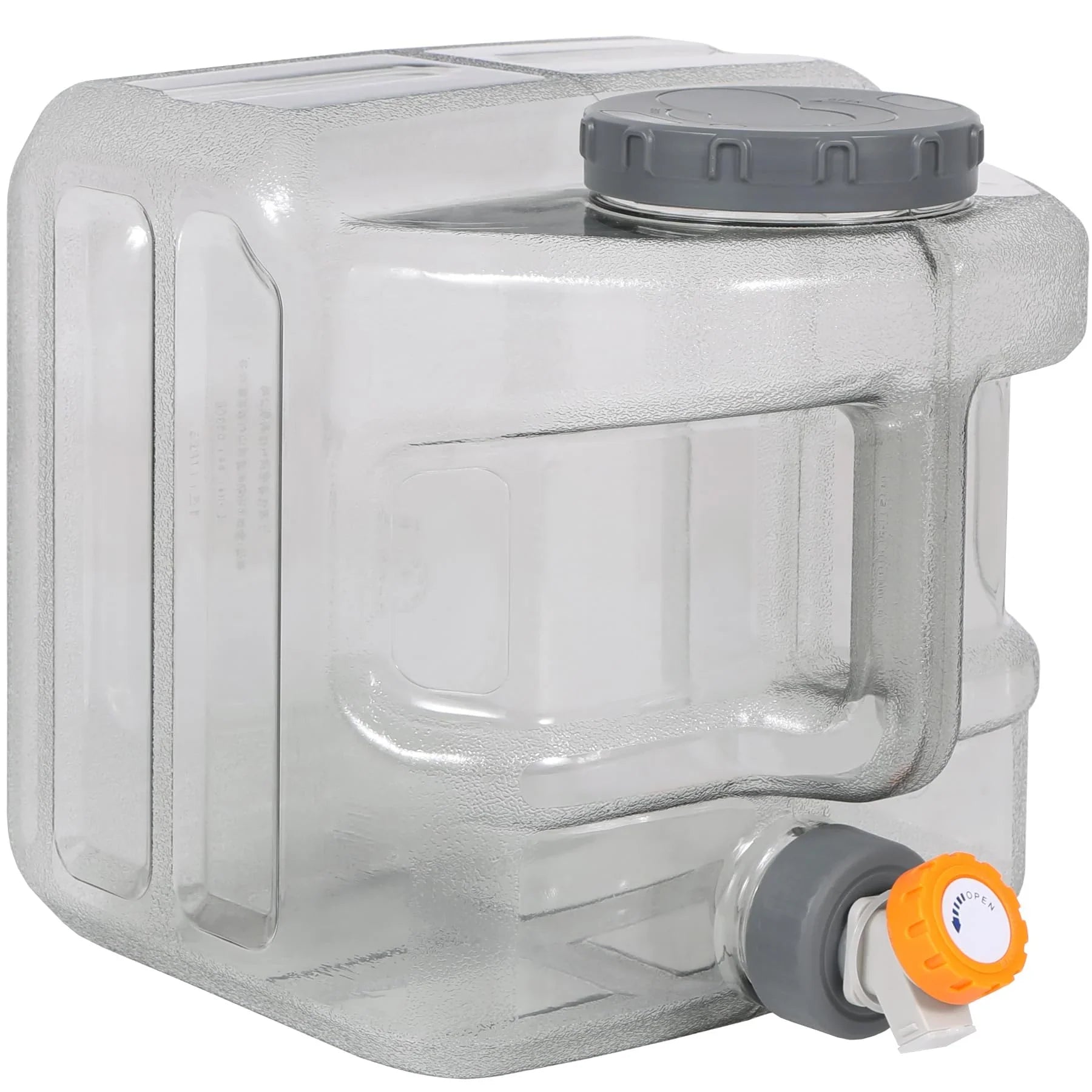 Portable Water Storage Tank with Adjustable Spigot - Food Grade PC