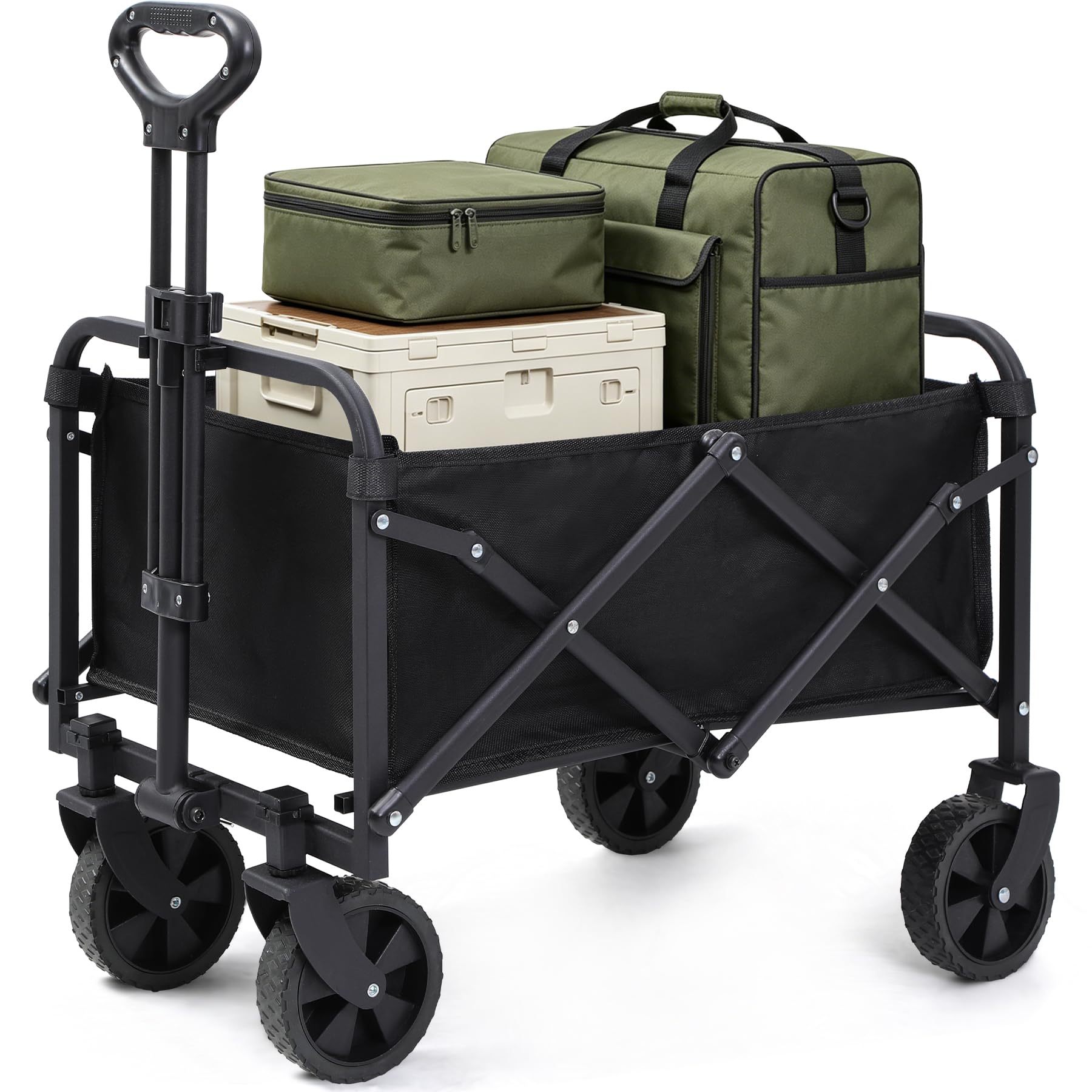 Heavy-Duty Collapsible Wagon with Wheels
