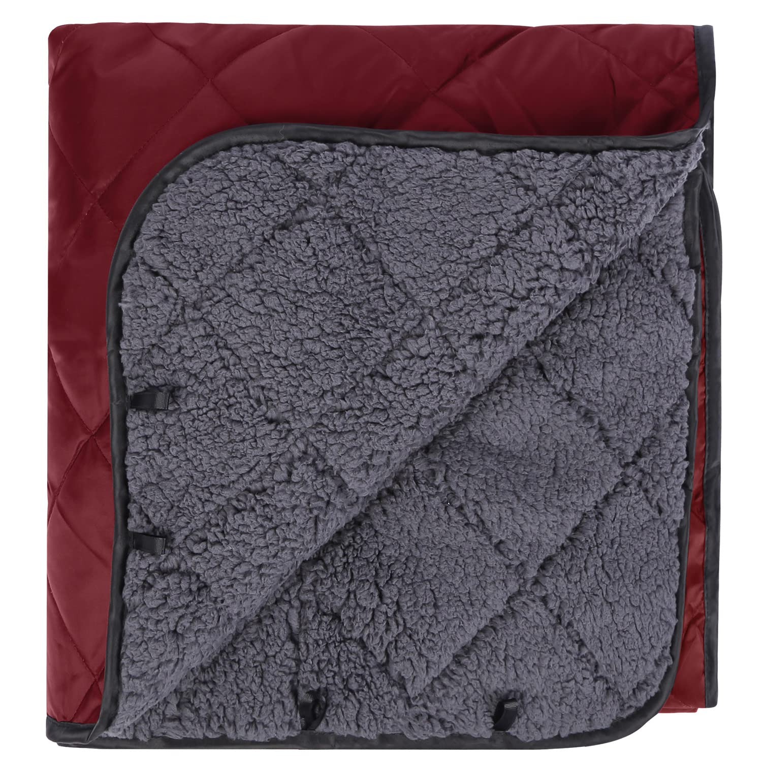 Waterproof Sherpa Stadium Blanket for Outdoor Events