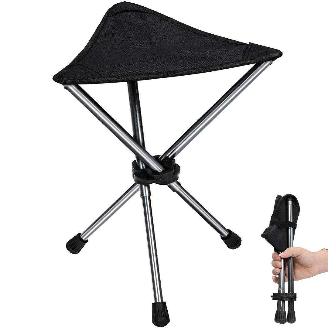 Tabouret de camping trépied léger à 3 pieds 