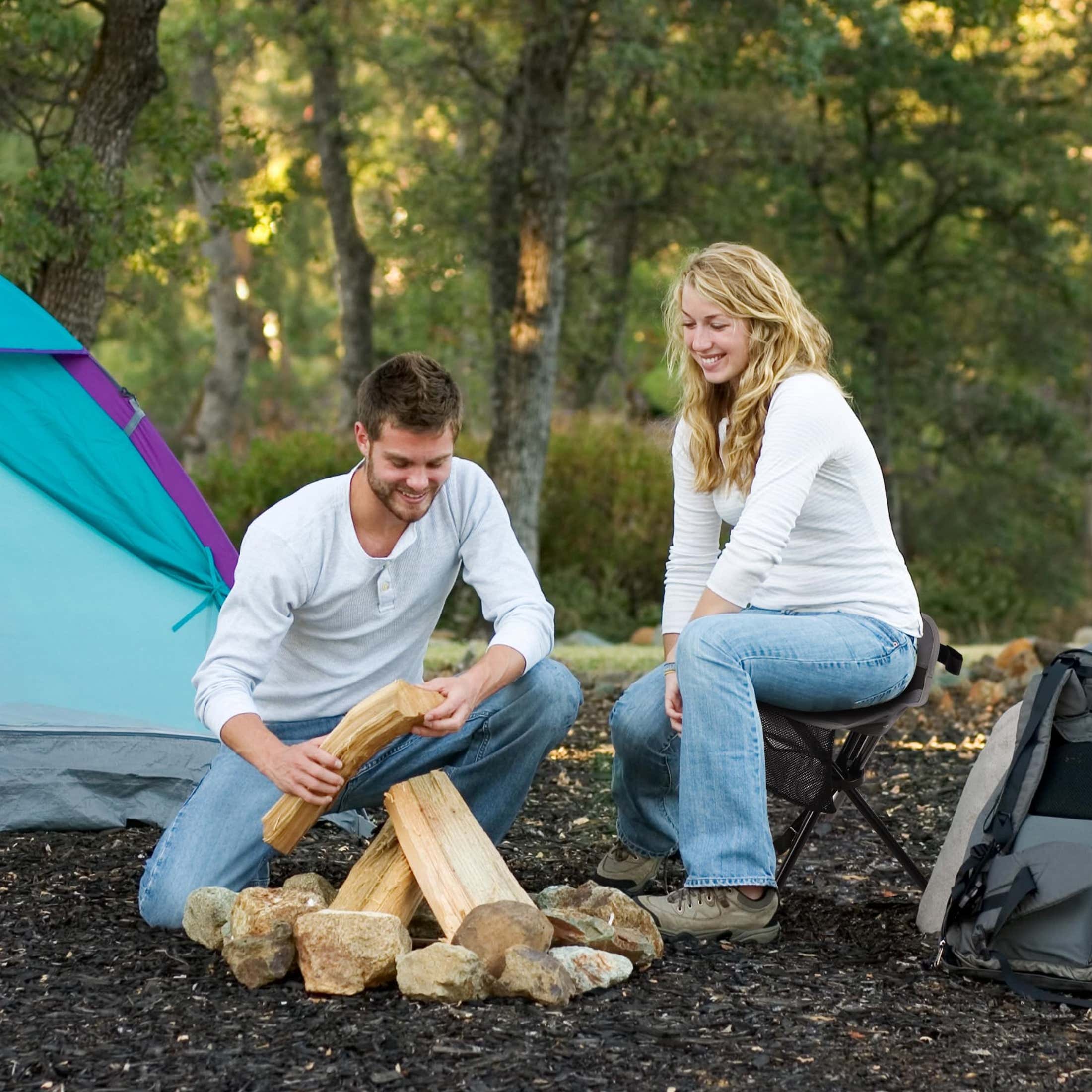 REDCAMP Lightweight Folding Tripod Stool for Hunting and Camping