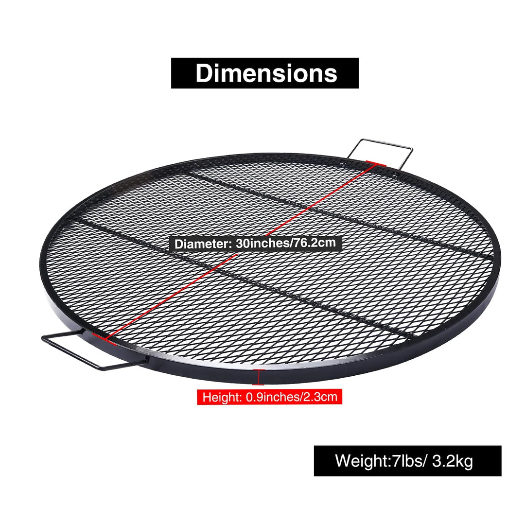 Foldable Fire Pit Grill Cooking Grate with Handle - Redcamp