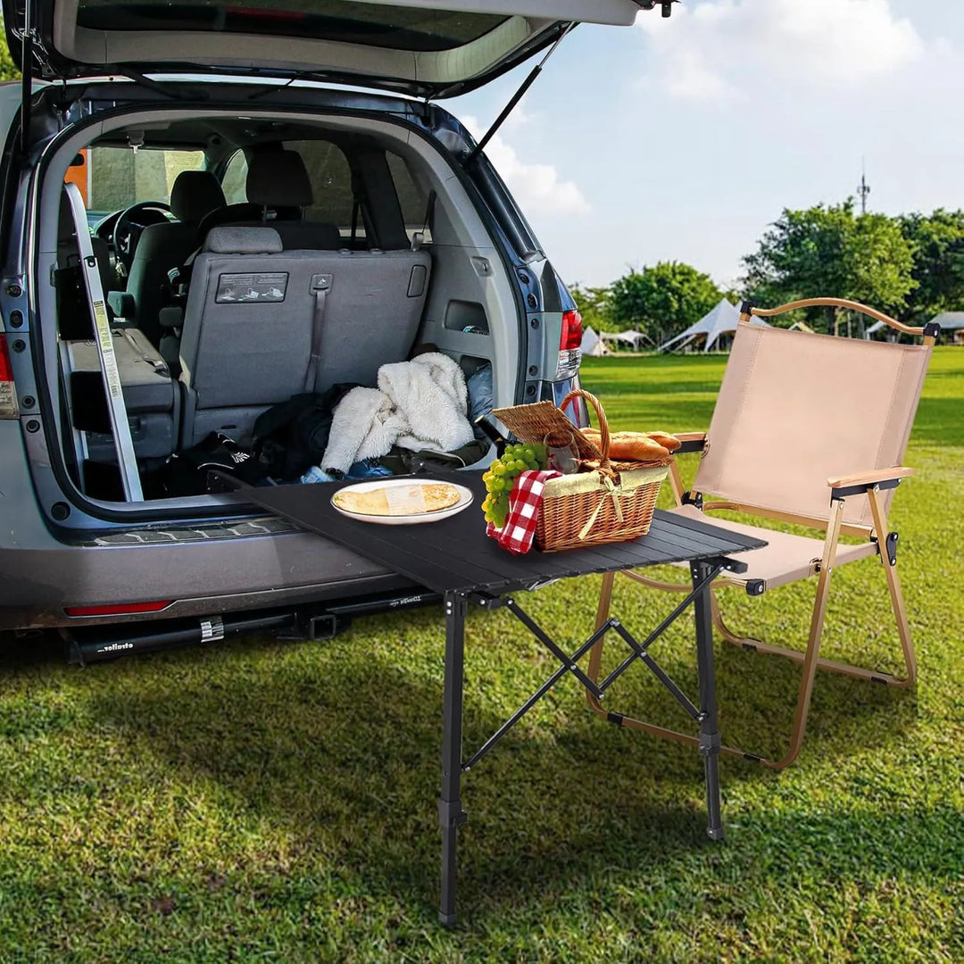 Adjustable Aluminum Tailgate & Trunk Table