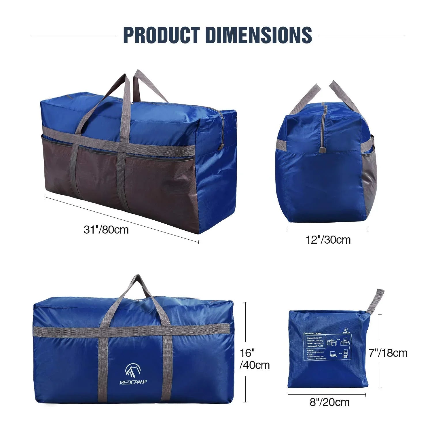 Large Foldable Travel Bag