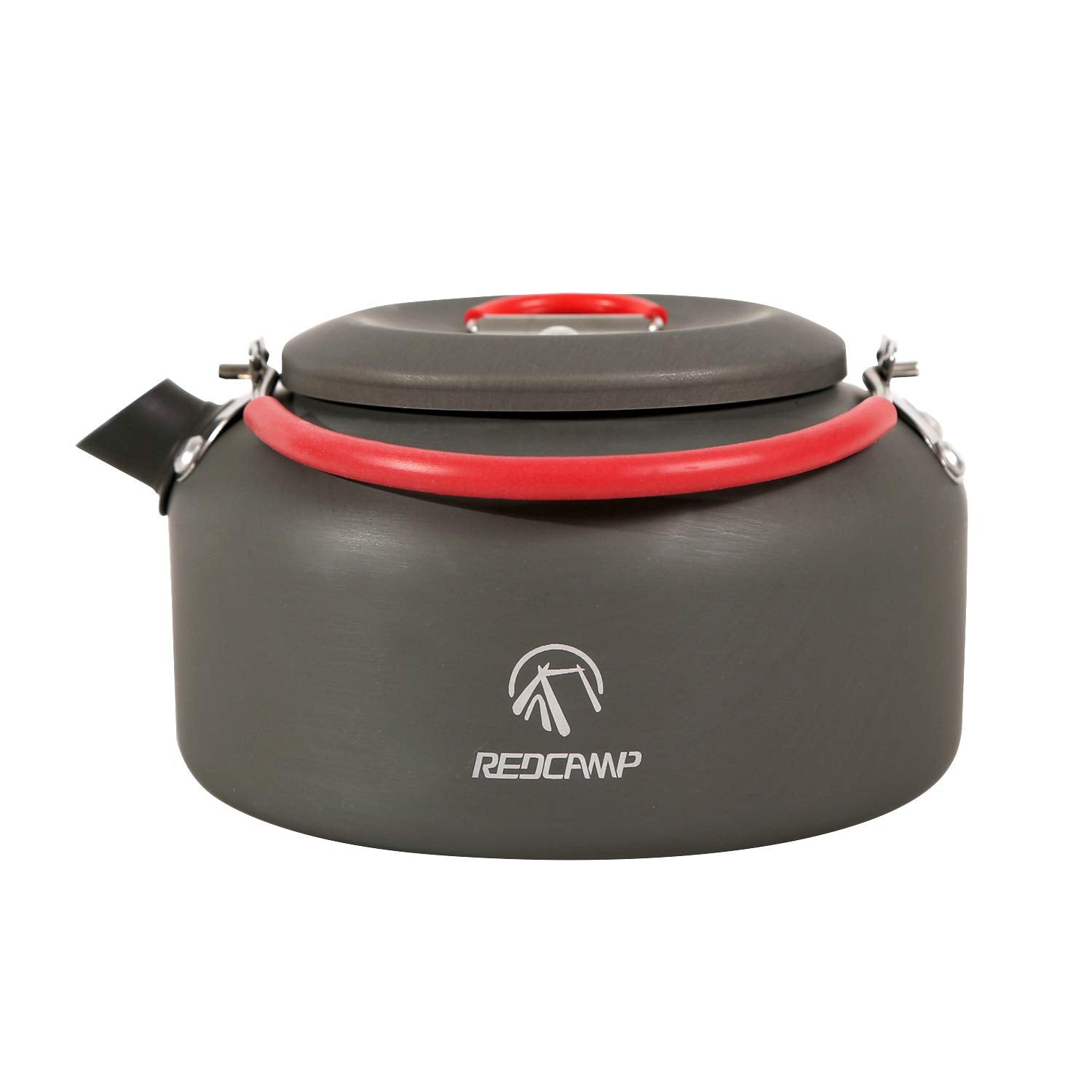 REDCAMP 0.8L Aluminum Outdoor Camping Kettle with Carrying Bag