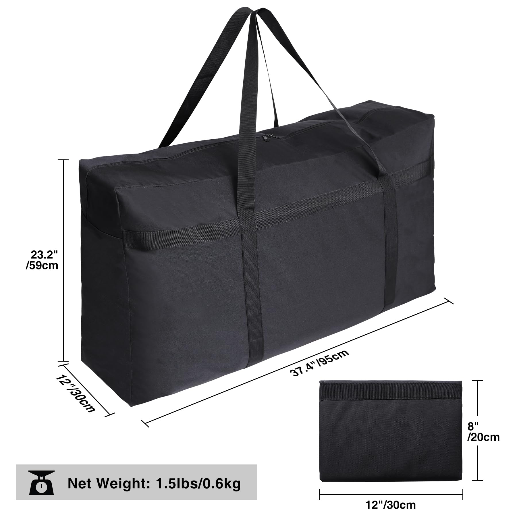 REDCAMP large rolling duffle bag 180L and 230L bag option comparison