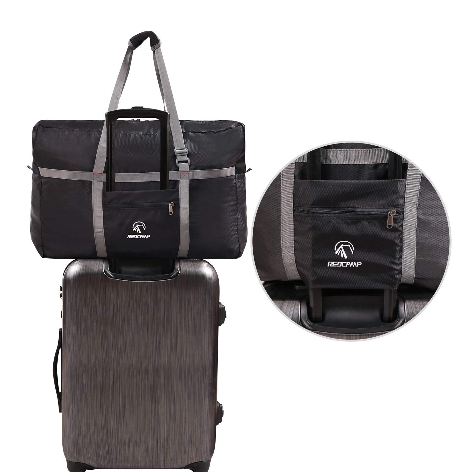 60/75/96L/100L Large Foldable Travel Bag Lightweight Sports Bag