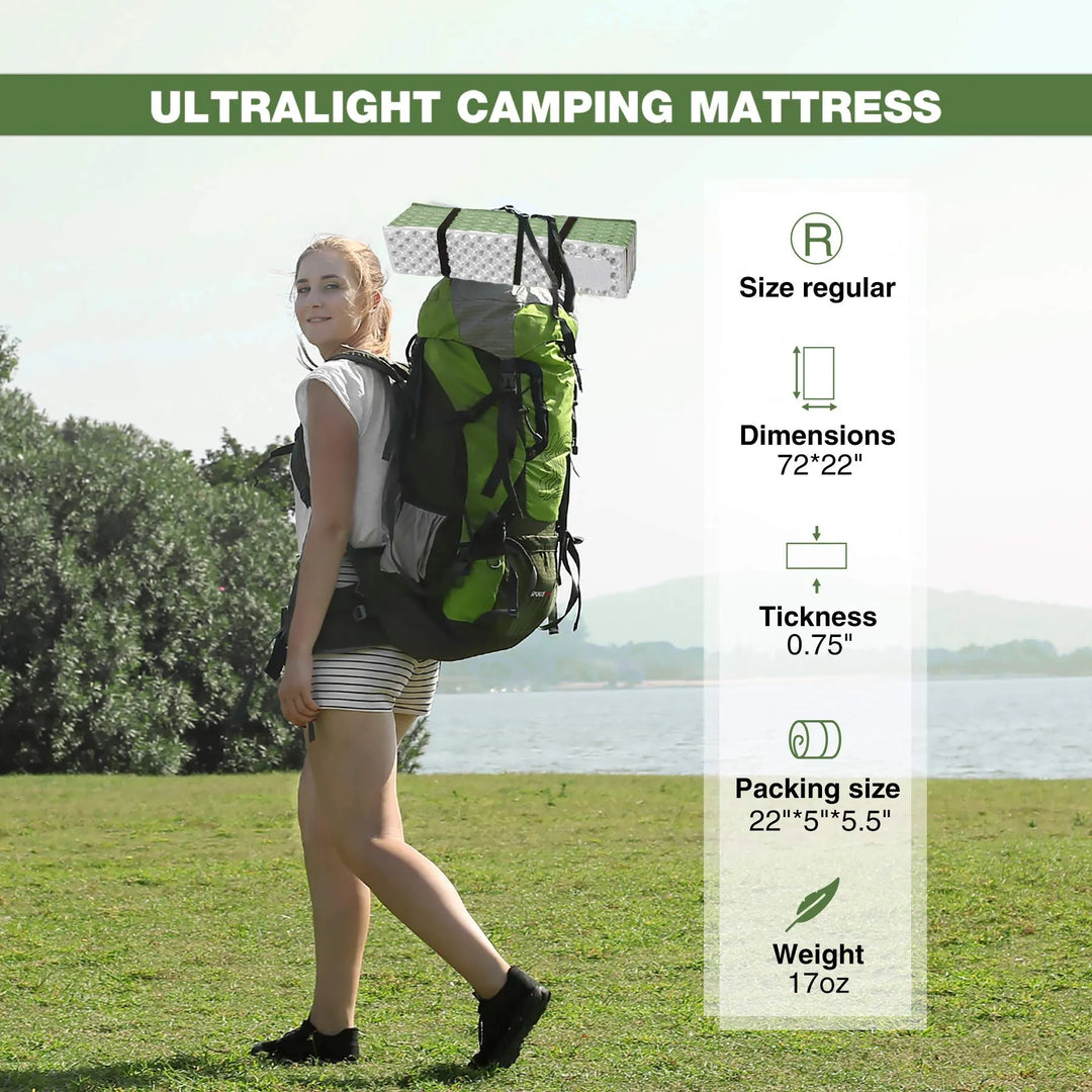 Closed Cell Foam Camping Sleeping Pad - Redcamp
