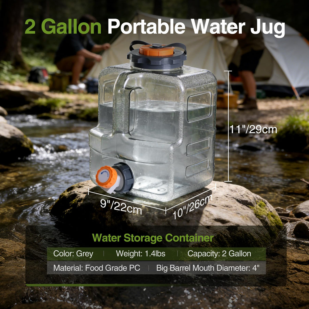 BPA-Free Portable Water Container with Spigot