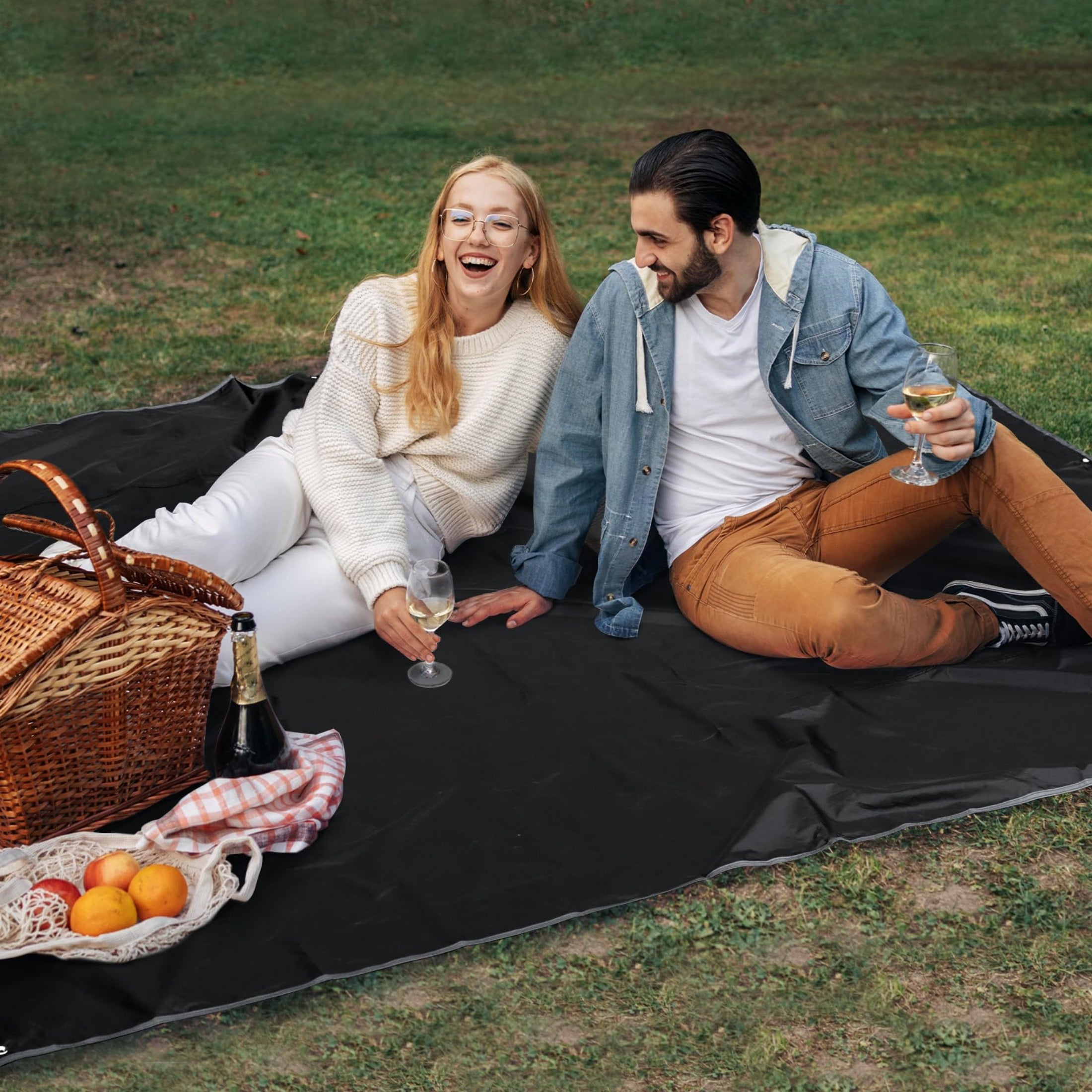 REDCAMP Ultralight Tent Footprint for 1-2 Person Tent 87 x 55 Inches