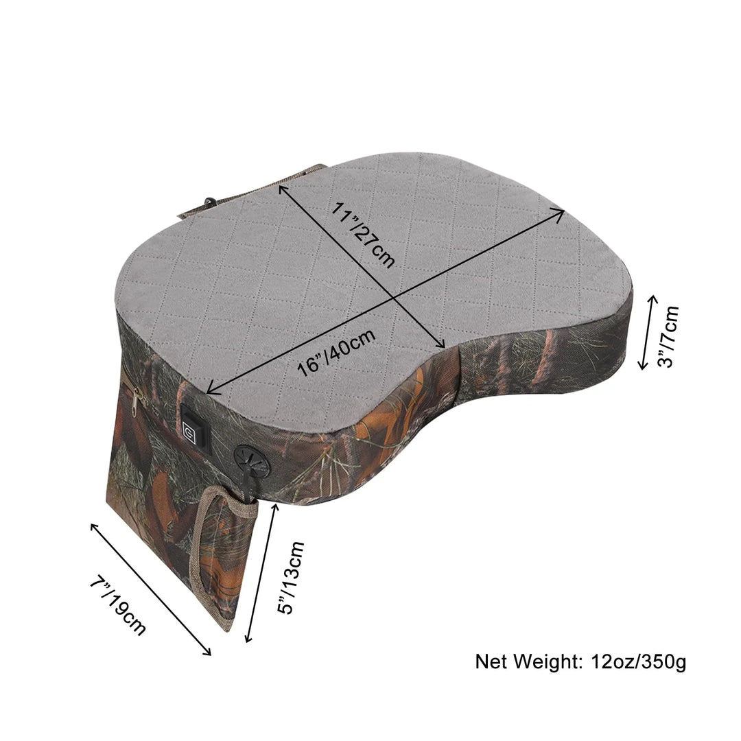 Waterproof Heated Seat Cushion with 3 Heat Levels