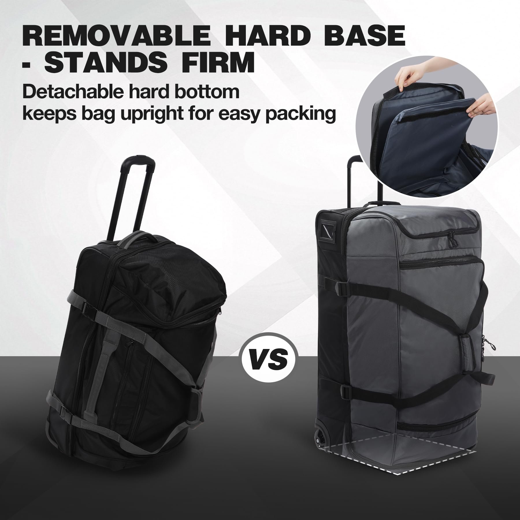 Heavy-Duty Rolling Travel Duffle