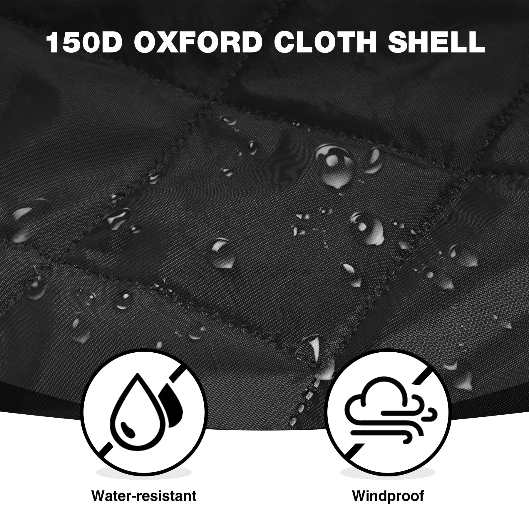 Large Warm Camping Blanket with Sherpa Lining, Cold Weather Warm Outdoor Blanket Waterproof and Windproof for Camping Stadium, Machine Washable 59"x79" White