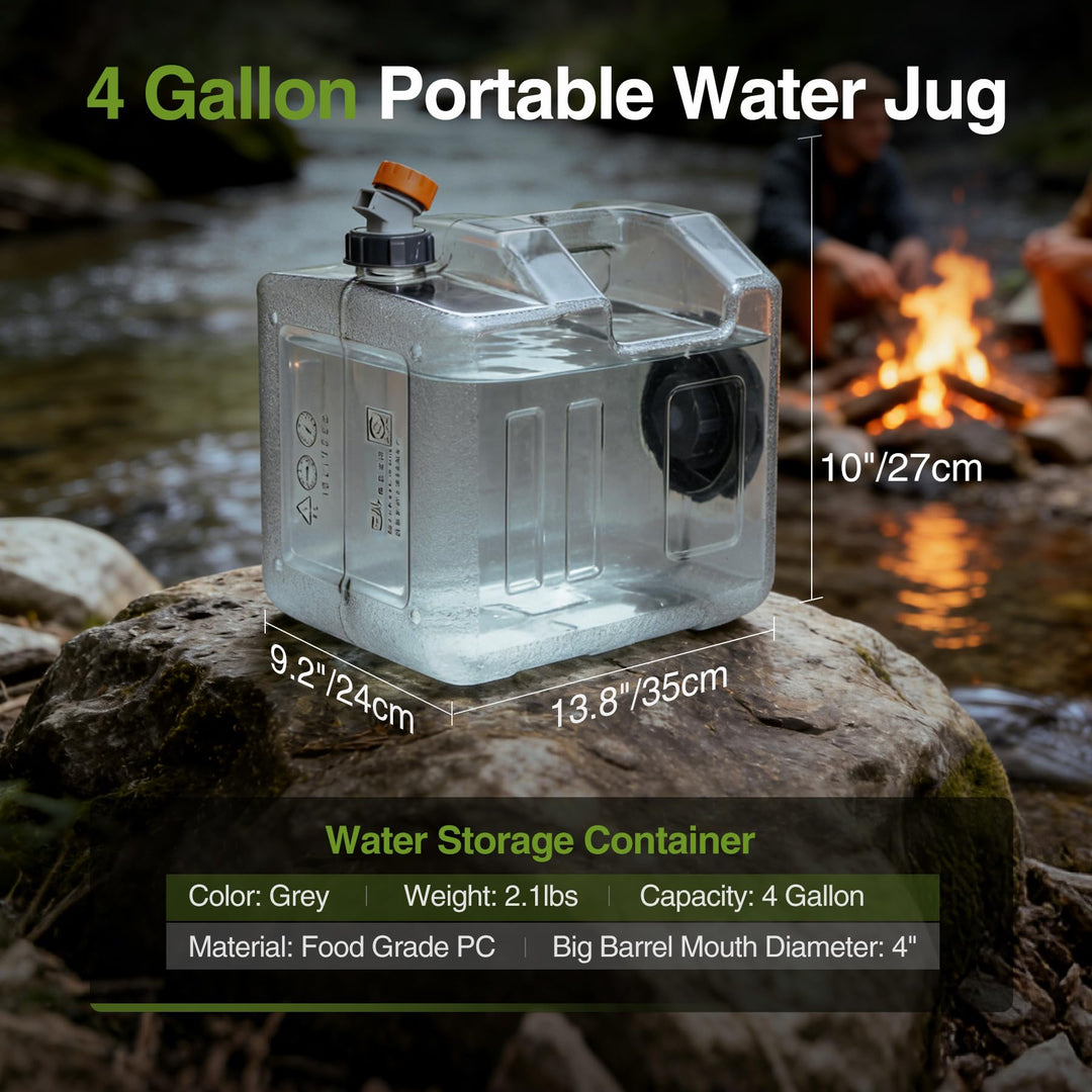 BPA-Free Portable Water Container with Spigot