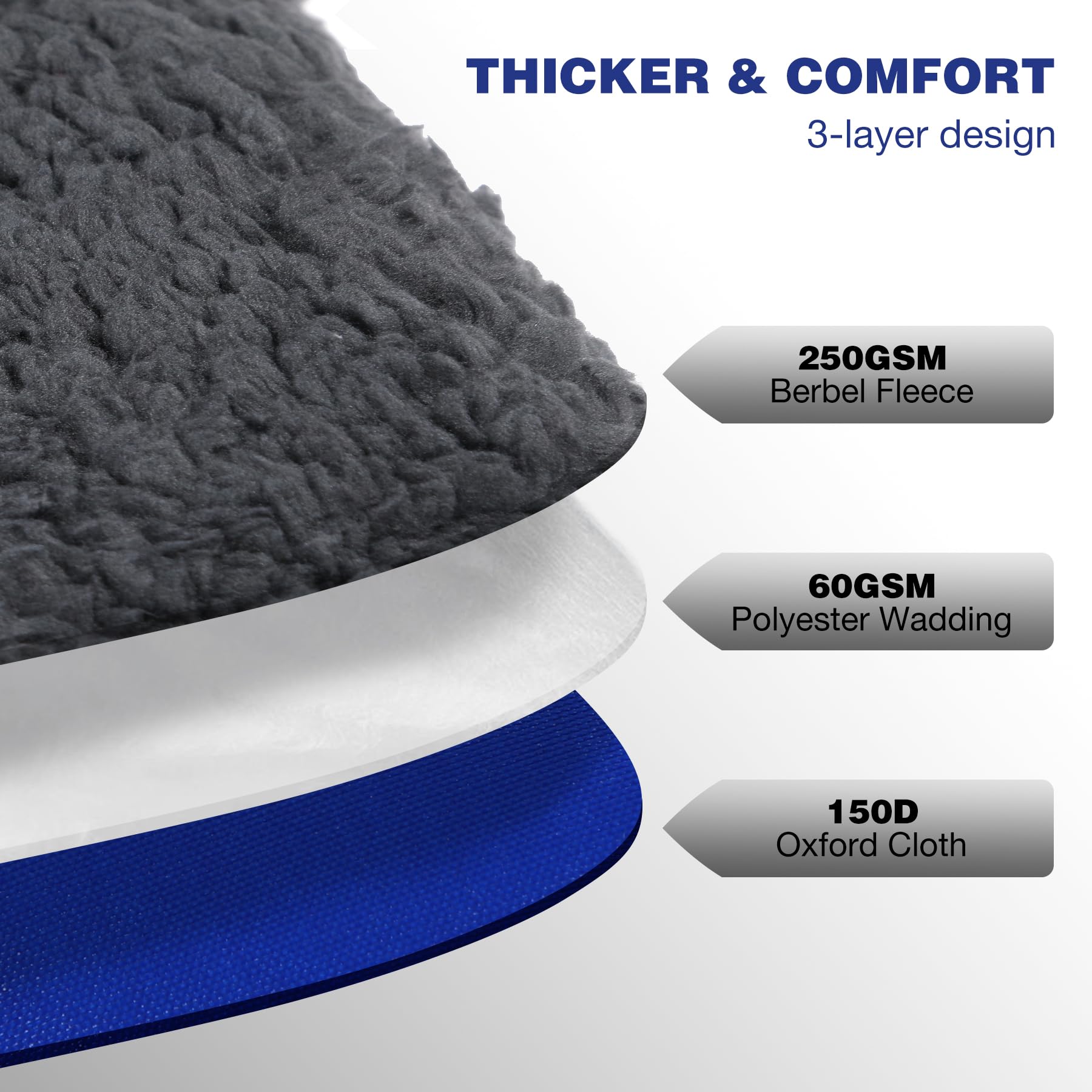 Waterproof Stadium Blanket with Sherpa Lining