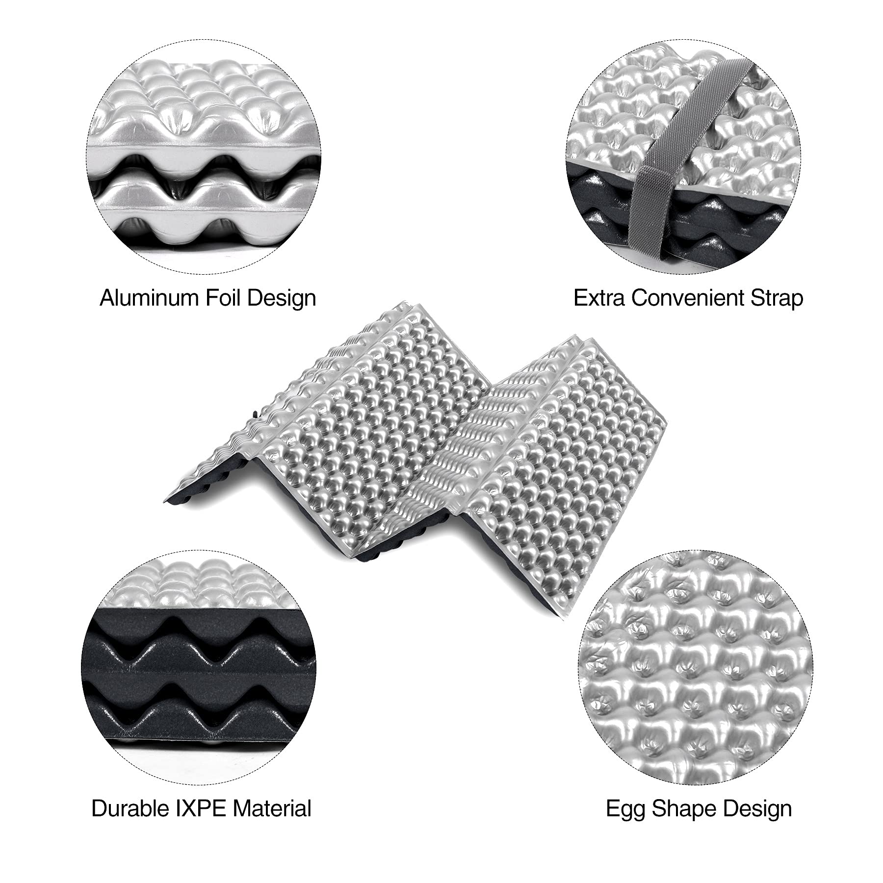 Ultralight Folding Seat Pad for Hiking & Camping