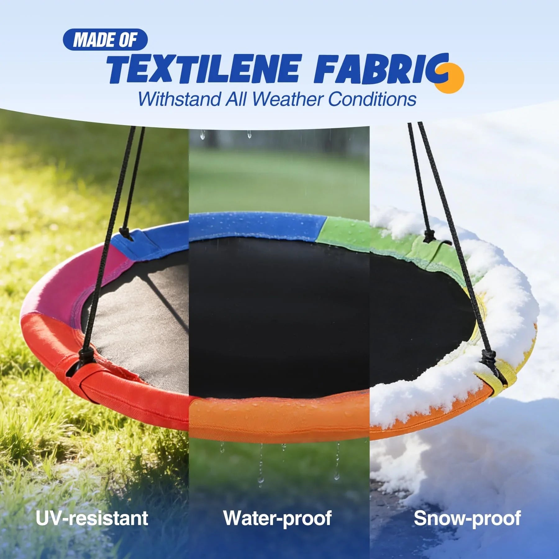 Heavy-Duty Flying Saucer Tree Swing