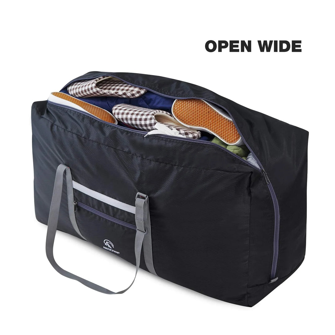 Bolsa de viaje plegable grande de 60/75/96 l/100 l, bolsa deportiva ligera