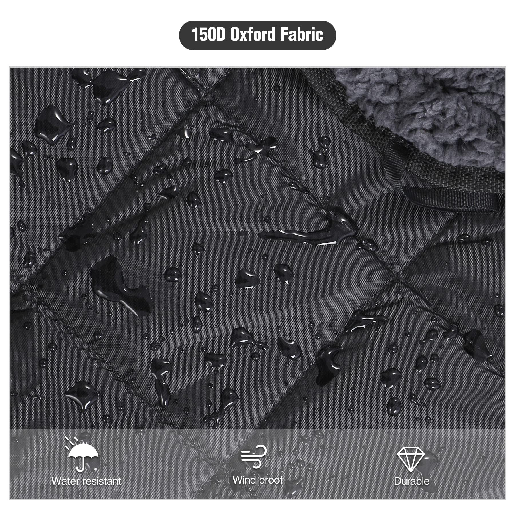 Waterproof Sherpa Stadium Blanket for Outdoor Events