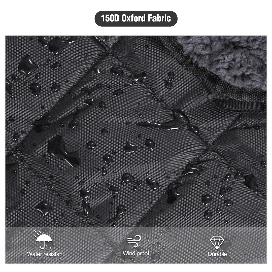 Waterproof Sherpa Stadium Blanket for Outdoor Events