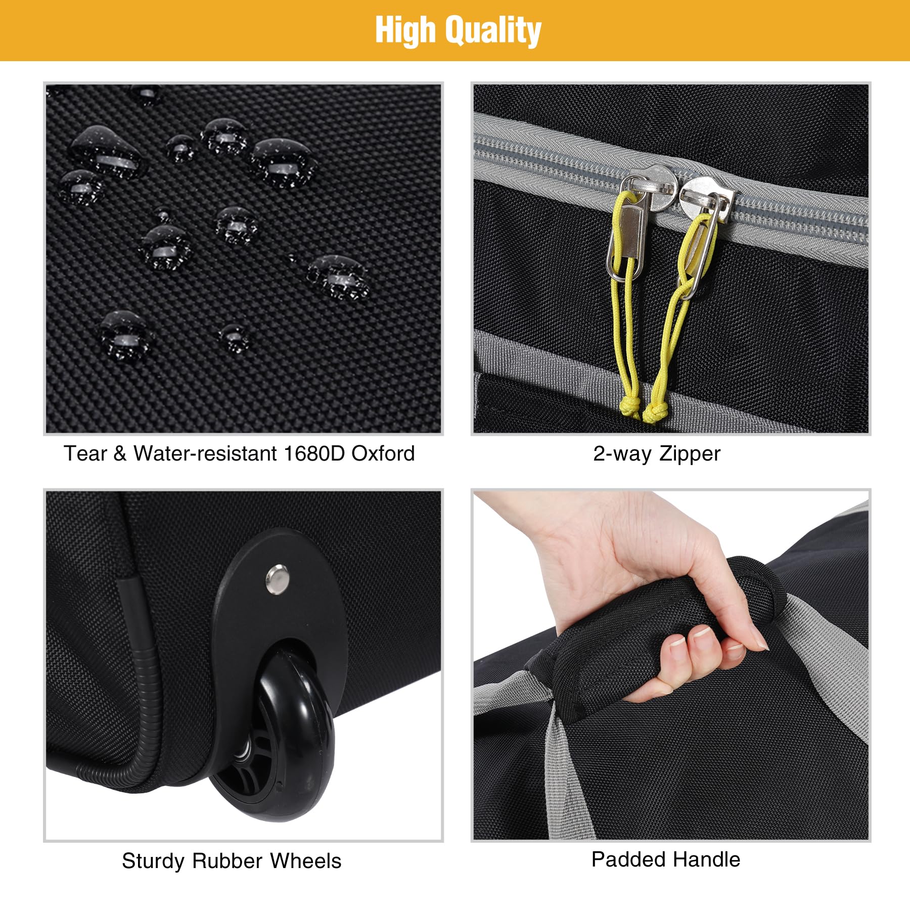 Foldable Wheeled Duffle Bag 85L / 120L