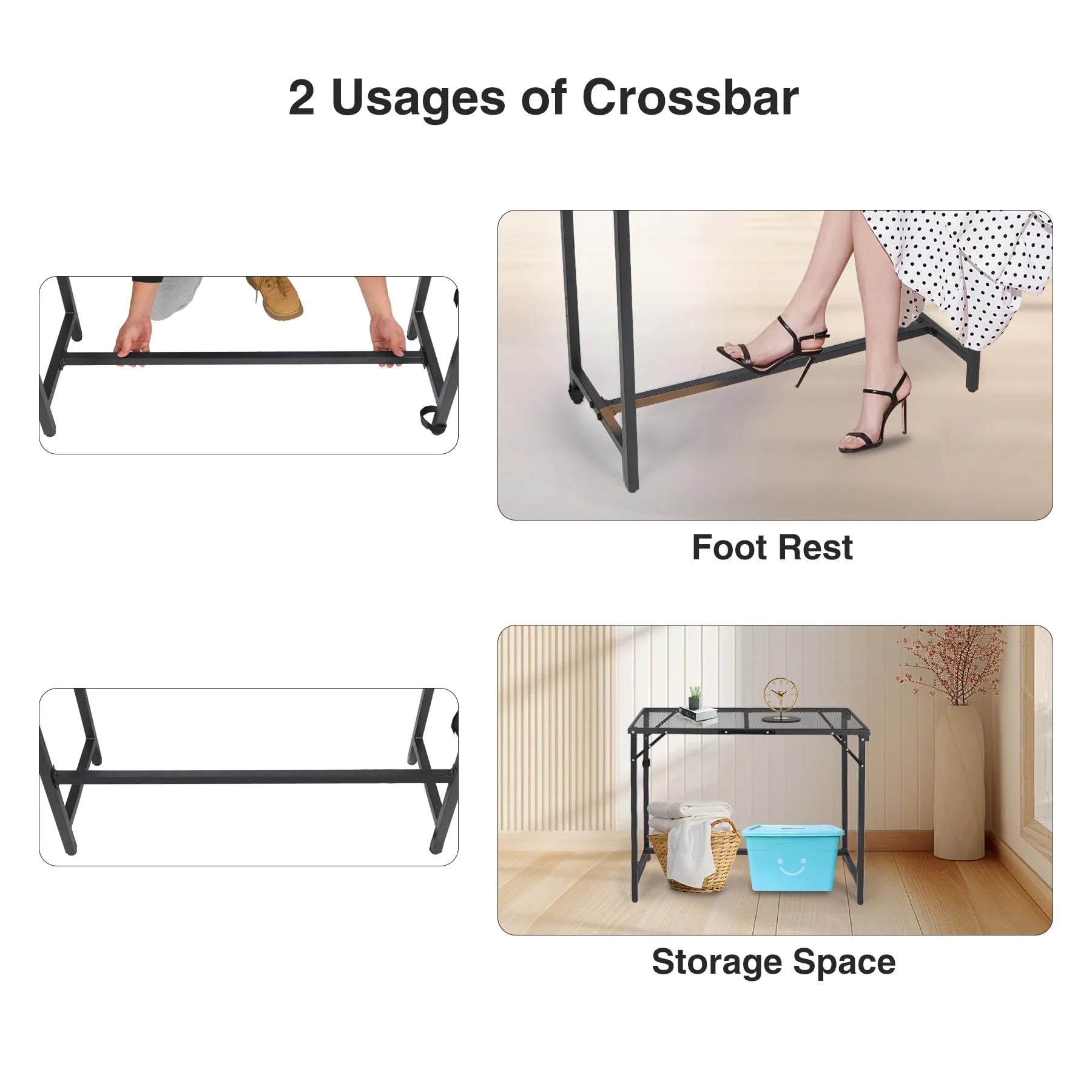 Folding Paito Bar Height Hot Tub Table with Waterproof Mesh Top
