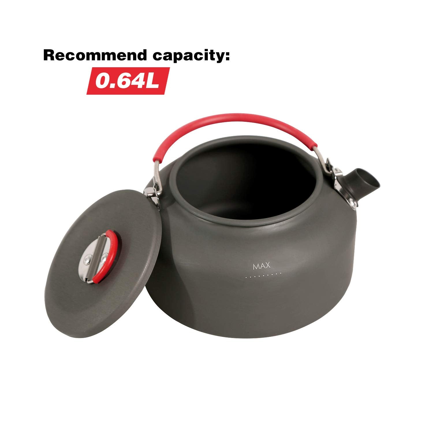 Aluminum Camping Kettle with Carry Bag