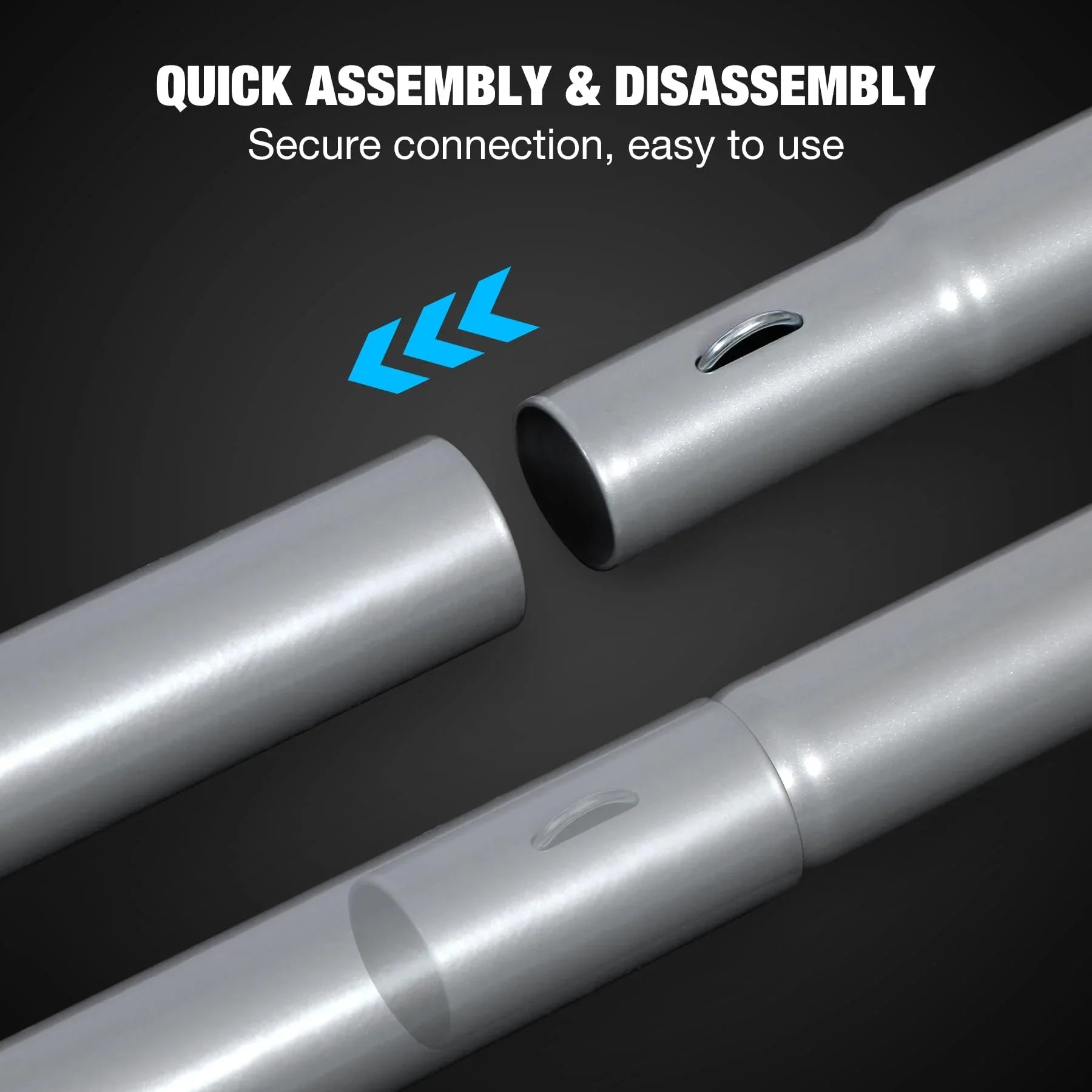 Aluminum Adjustable Telescoping Tarp Poles