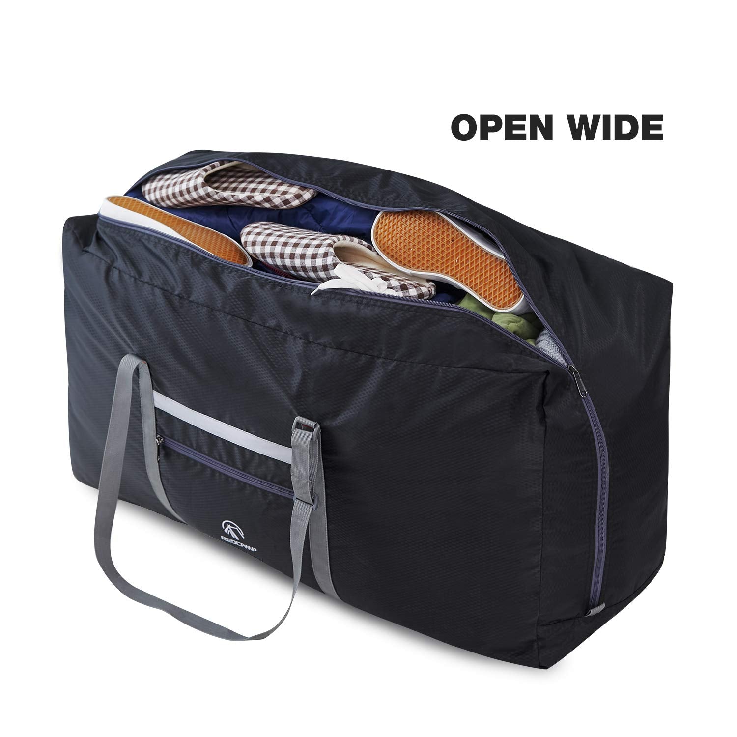 Grand sac de voyage pliable 75/96 L, sac de sport léger