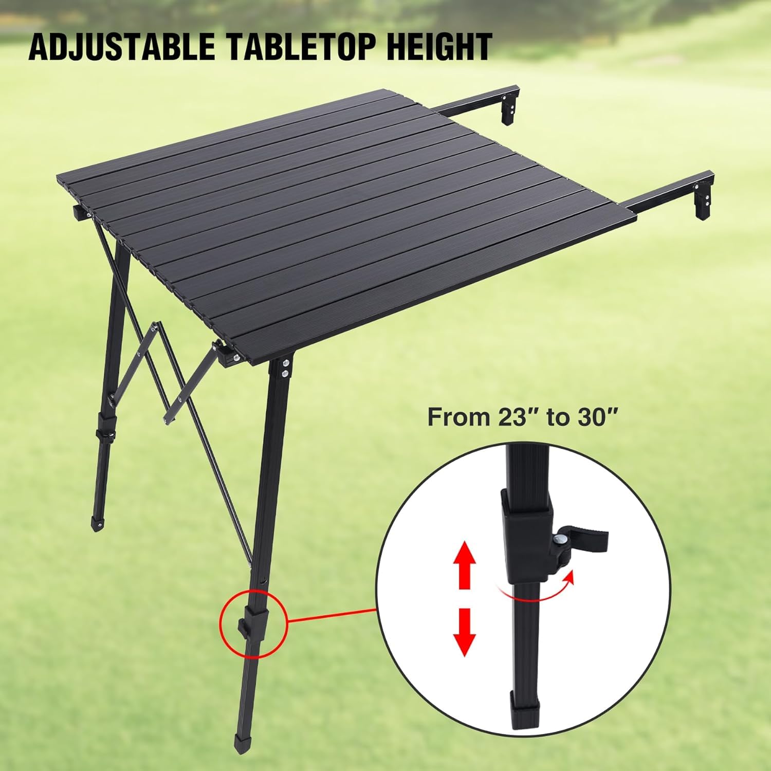 Adjustable Aluminum Tailgate & Trunk Table