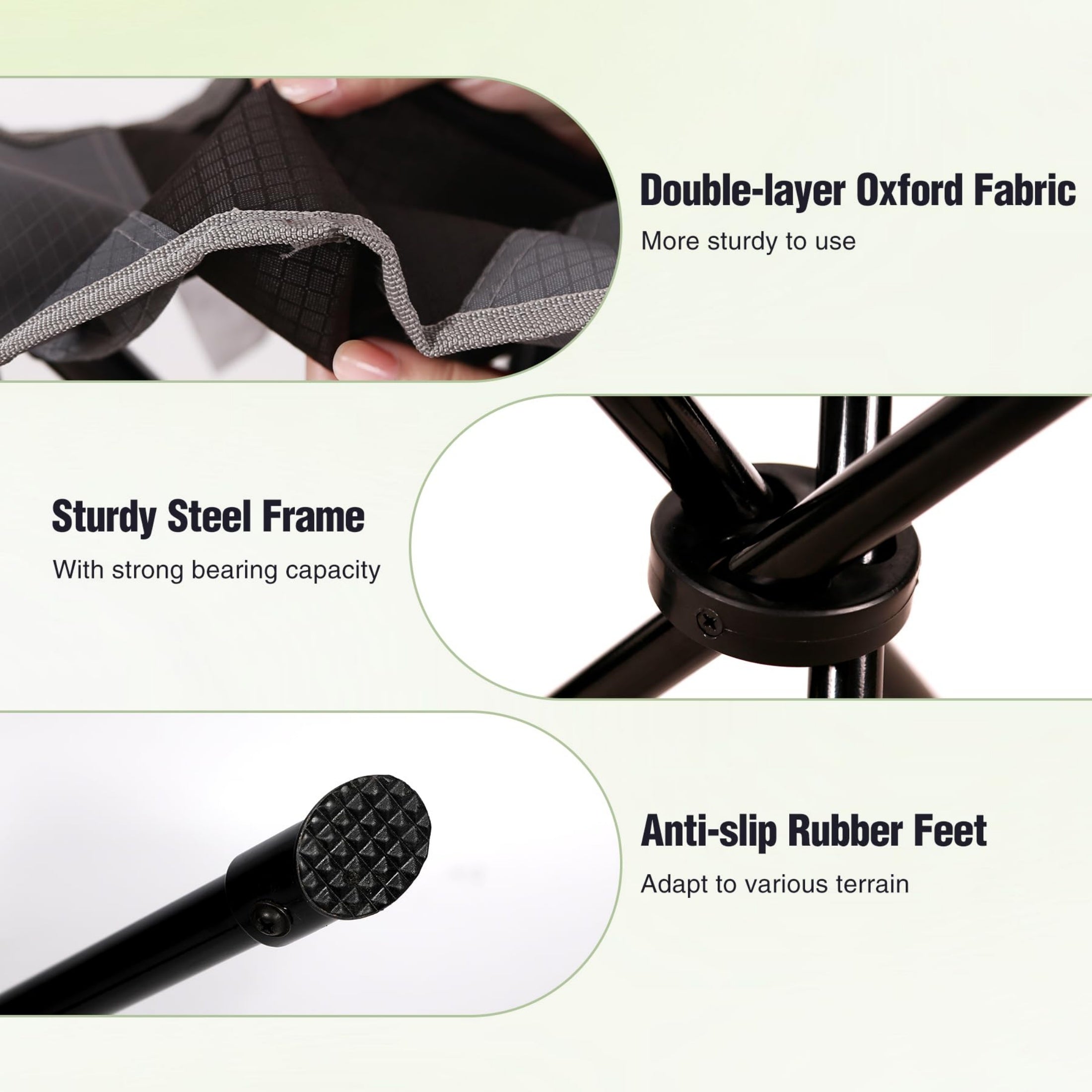 REDCAMP Lightweight Folding Tripod Stool for Hunting and Camping