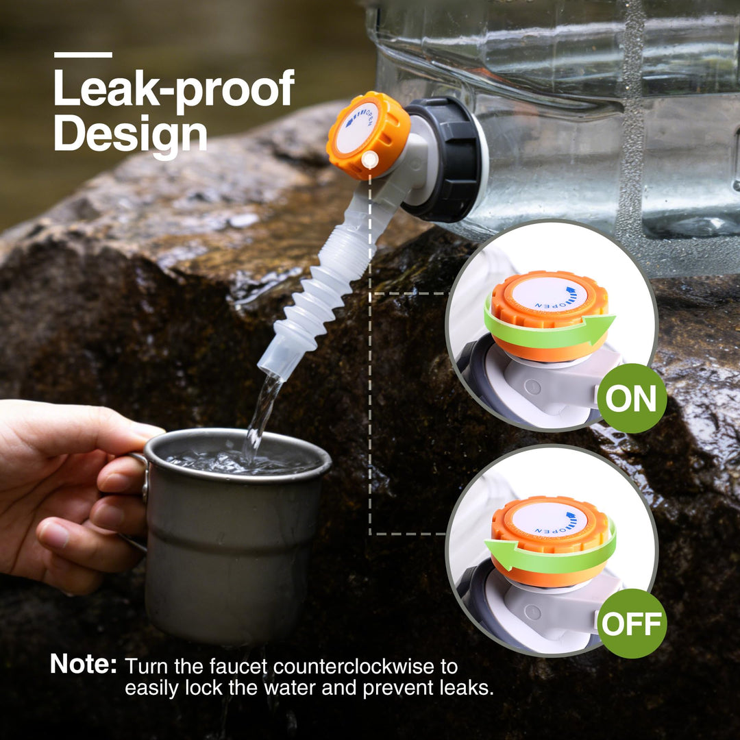 BPA-Free Portable Water Container with Spigot