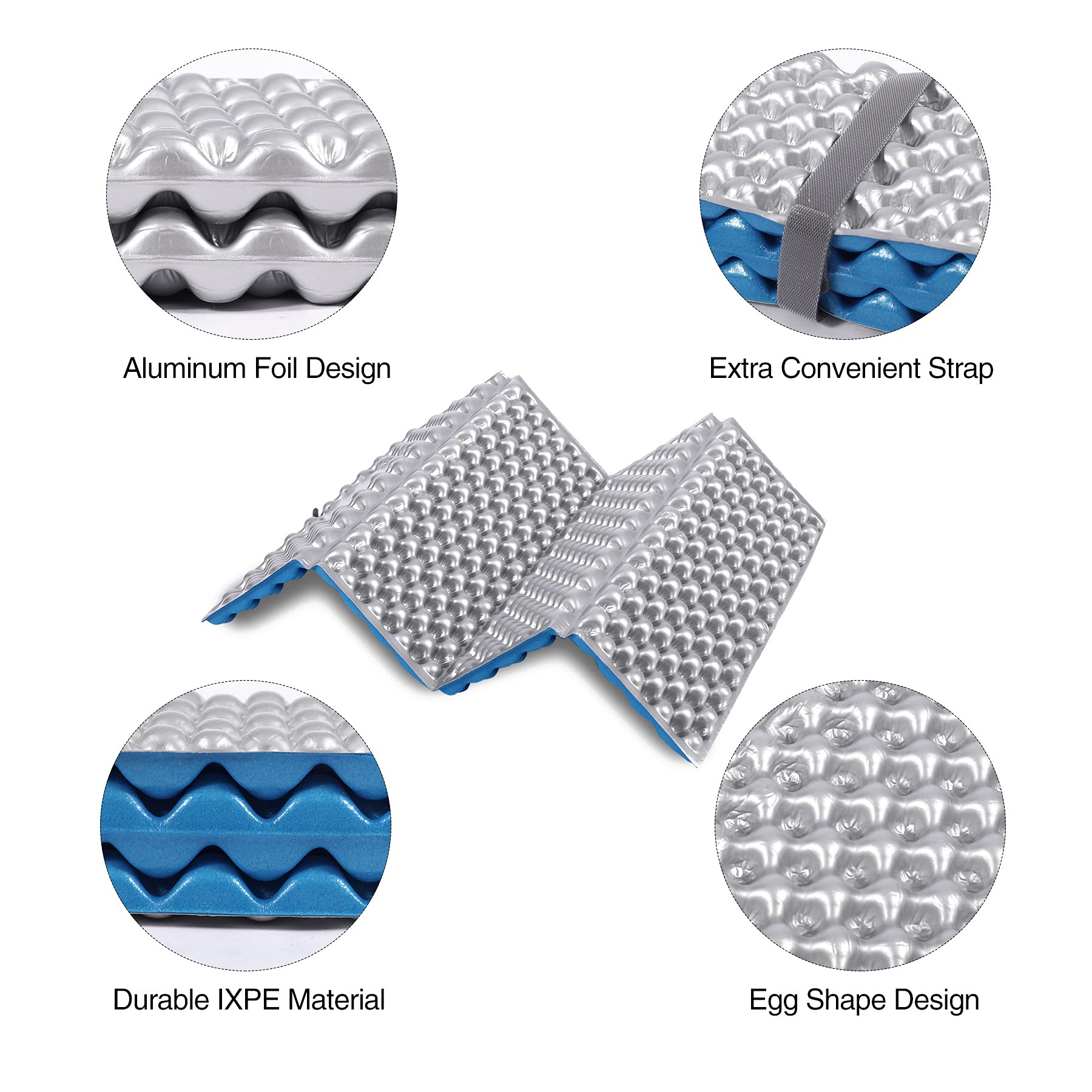 Ultralight Folding Seat Pad for Hiking & Camping