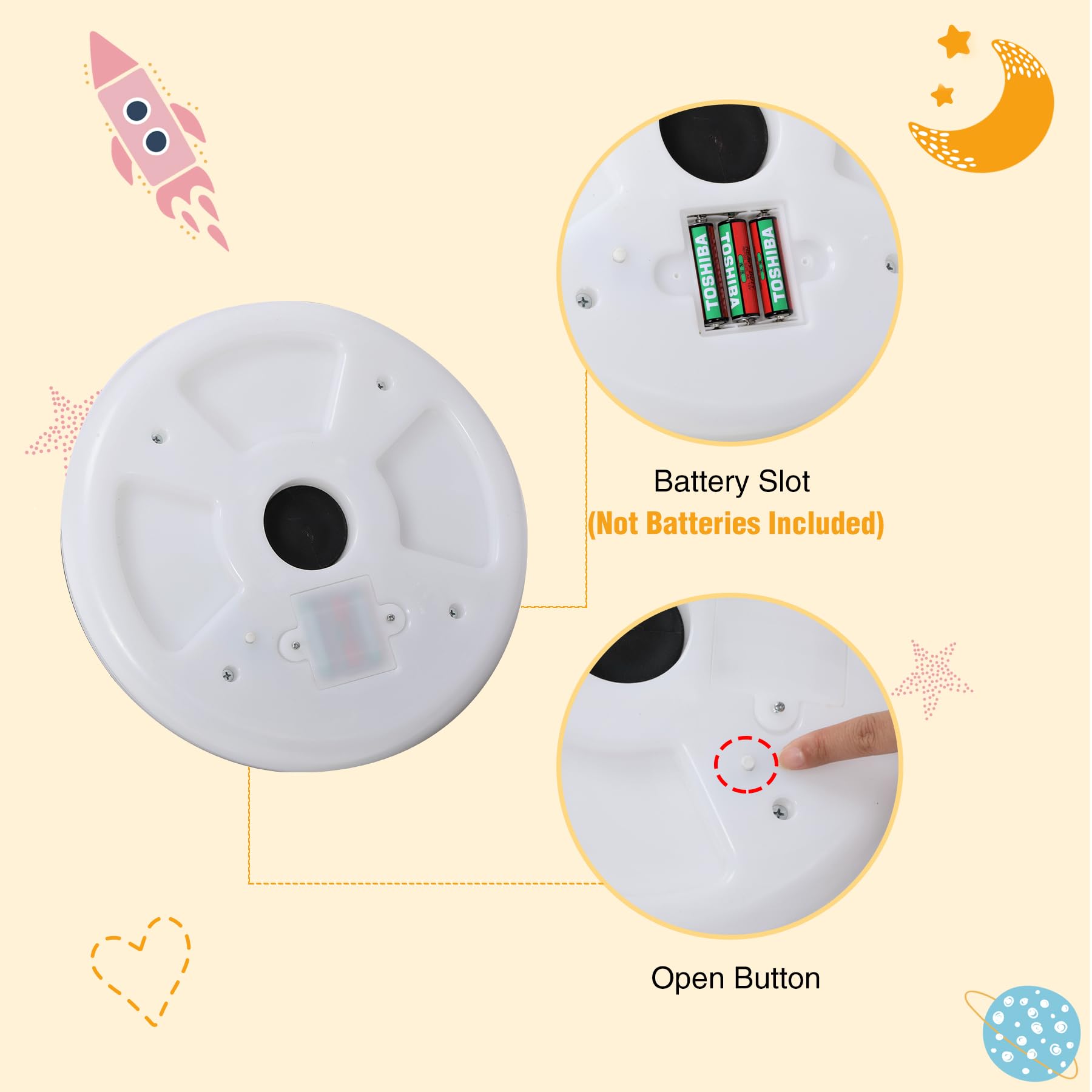 LED Disc Climbing Rope Swing with Platforms