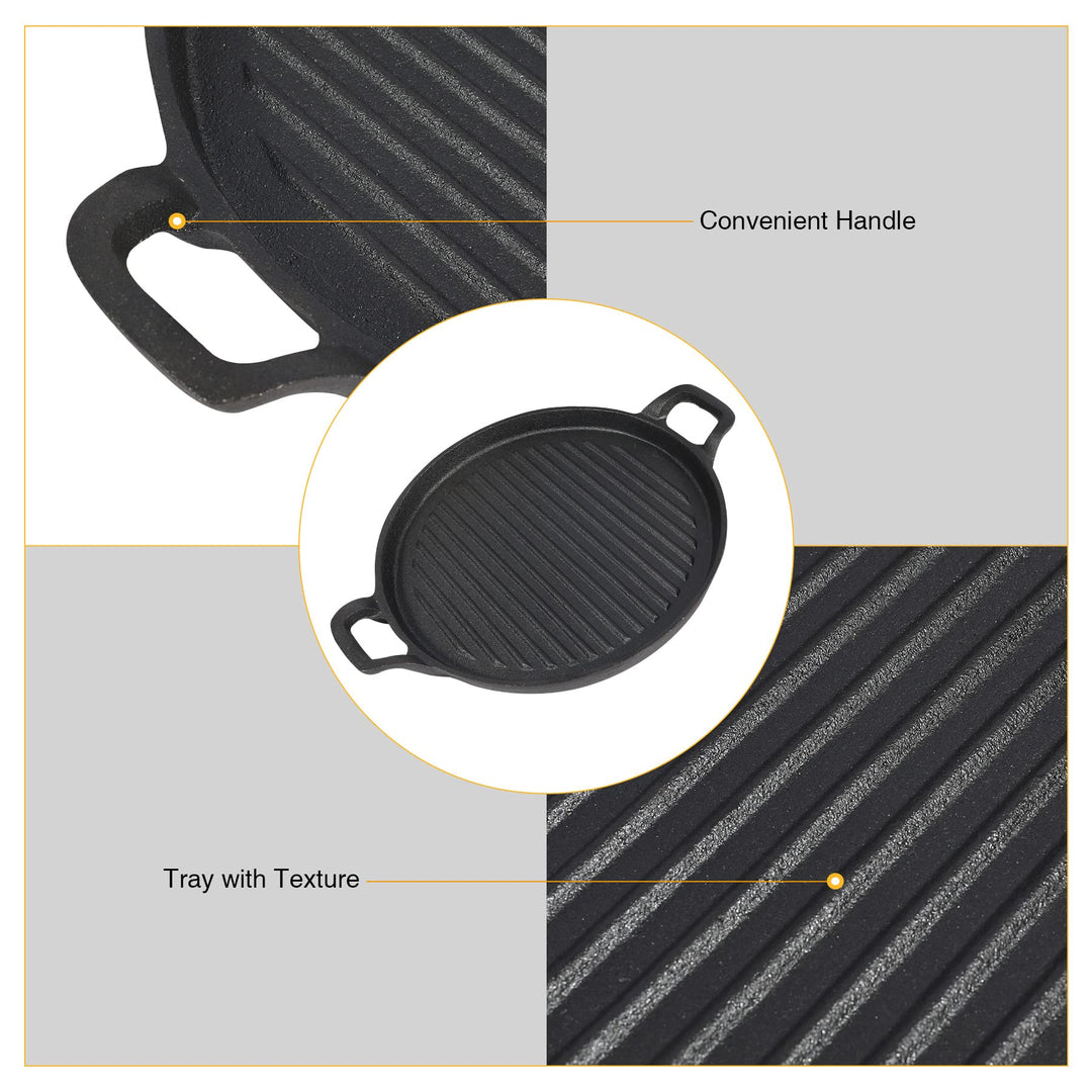 Rocket Stove Wood Burning Portable Camping Stove with Grill Pan