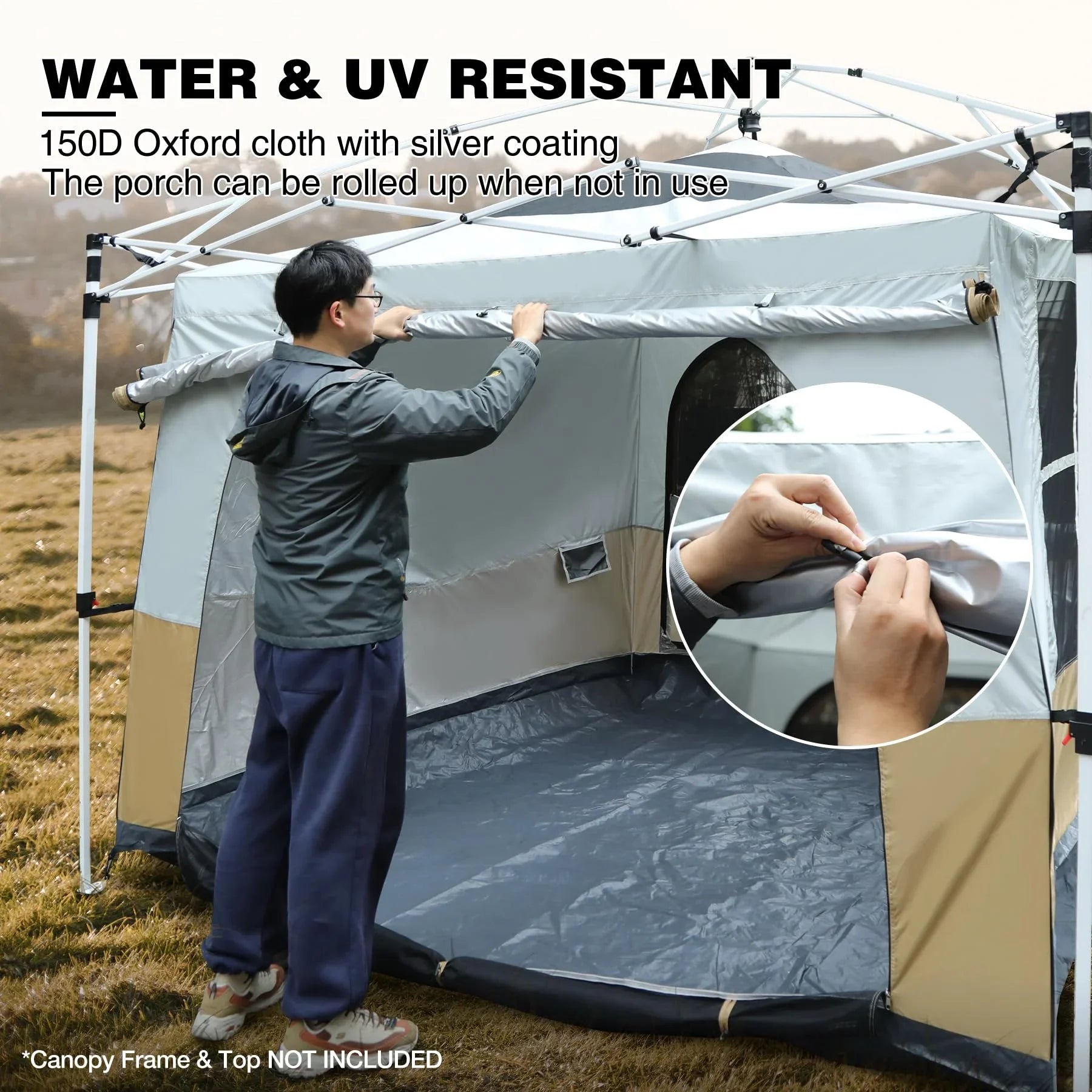 Camping Cube Inner Tent for 10'x10' Pop Up Canopy (Canopy not Included)