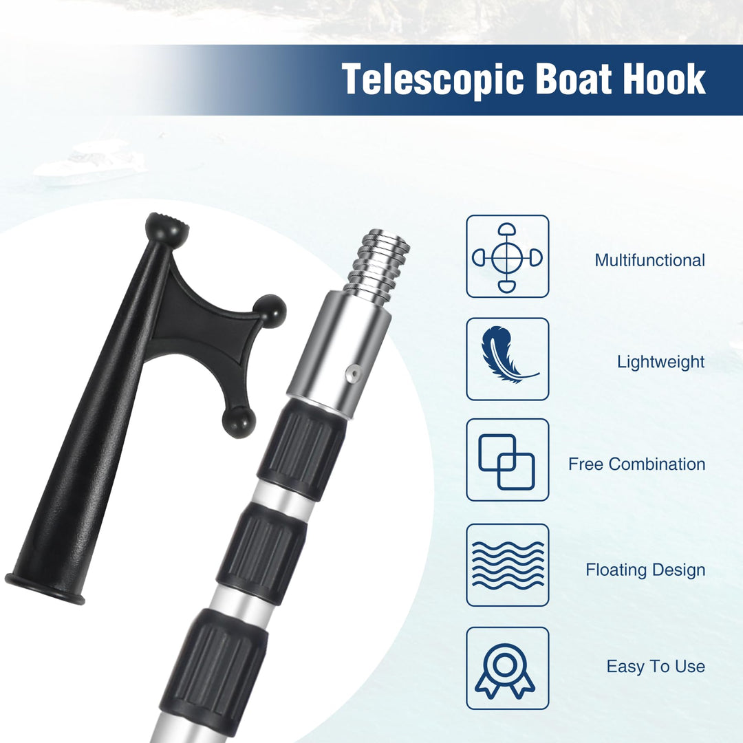 Telescoping Boat Hook 12 ft
