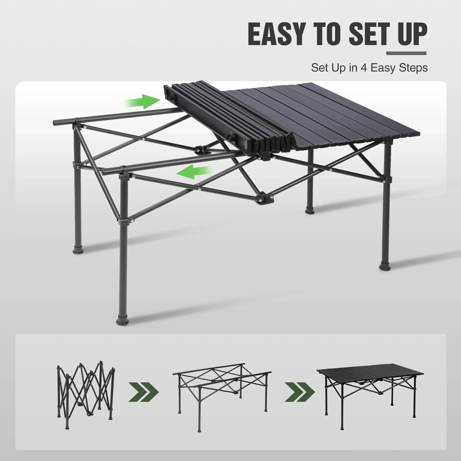 Roll Up Camping Table That Fold Up