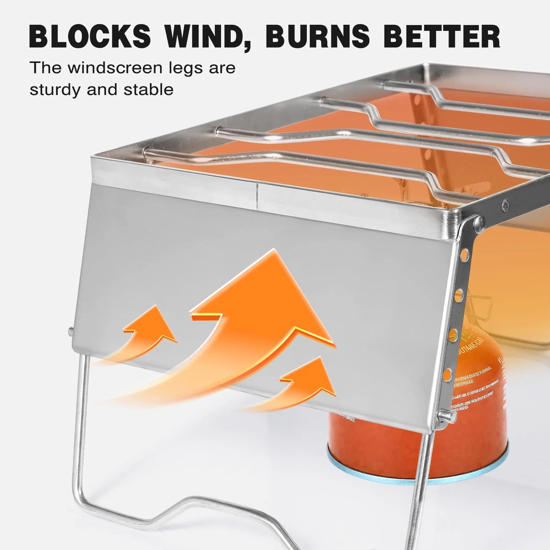 12" Portable Open Fire Campfire Grill